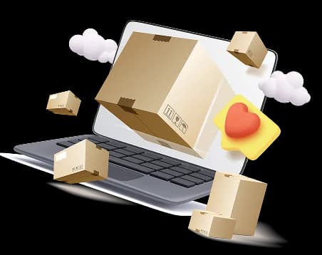 Etsy shipping illustration